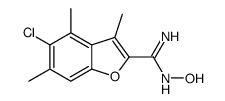 5-Chloro-N-hydroxy-3,4,6-trimethyl-2-benzofurancarboximidamide picture