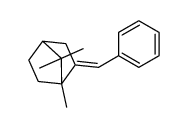 1,7,7-trimethyl-2-(phenylmethylene)bicyclo[2.2.1]heptane structure