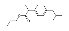 ibuprofen n-propyl ester结构式