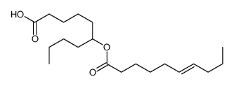 6-(5(6)-decenoyl oxy) decanoic acid结构式