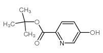 5-Hydroxypyridine-2-carboxylic acid tert-butyl ester Structure