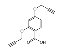 2,4-bis(prop-2-ynoxy)benzoic acid结构式