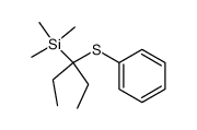 3-phenylthio-3-trimethylsilylpentane结构式