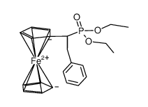 diethyl (α-ferrocenylstyryl)phosphonate结构式