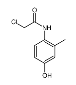 2-CHLORO-N-(4-HYDROXY-2-METHYL-PHENYL)-ACETAMIDE structure