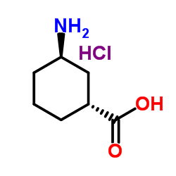 trans-3-Aminocyclohexanecarboxylic acid hydrochloride Structure