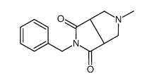 2-Benzyl-5-Methyltetrahydropyrrolo[3,4-c]pyrrole-1,3-dione Structure