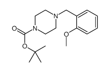 TERT-BUTYL 4-(2-METHOXYBENZYL)PIPERAZINE-1-CARBOXYLATE结构式