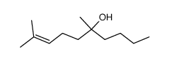 5,9-dimethyl-dec-8-en-5-ol结构式