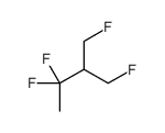 1,3,3-trifluoro-2-(fluoromethyl)butane Structure