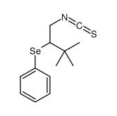 (1-isothiocyanato-3,3-dimethylbutan-2-yl)selanylbenzene结构式