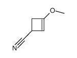 3-methoxycyclobut-2-ene-1-carbonitrile Structure