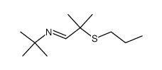 N-t-Butyl-2-methyl-2-propylthiopropanimine Structure