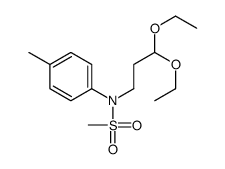 N-(3,3-diethoxypropyl)-N-(4-methylphenyl)methanesulfonamide结构式