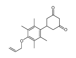 5-(2,3,5,6-tetramethyl-4-prop-2-enoxyphenyl)cyclohexane-1,3-dione Structure