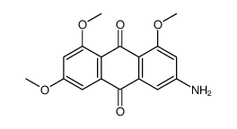 3-amino-1,6,8-trimethoxyanthracene-9,10-dione Structure