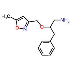 2-[(5-Methyl-1,2-oxazol-3-yl)methoxy]-3-phenyl-1-propanamine Structure