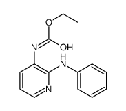 ethyl N-(2-anilinopyridin-3-yl)carbamate Structure