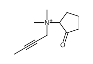 but-2-ynyl-dimethyl-(2-oxocyclopentyl)azanium结构式