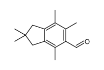 2,2,4,6,7-pentamethyl-1,3-dihydroindene-5-carbaldehyde结构式