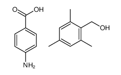 4-aminobenzoic acid,(2,4,6-trimethylphenyl)methanol Structure