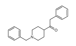 2-苯基-1-[1-(苯基甲基)-4-哌啶基]乙酮结构式