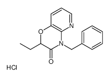 4-benzyl-2-ethylpyrido[3,2-b][1,4]oxazin-3-one,hydrochloride Structure