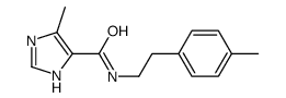 5-methyl-N-[2-(4-methylphenyl)ethyl]-1H-imidazole-4-carboxamide Structure