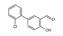 5-(2-chlorophenyl)-2-hydroxybenzaldehyde结构式