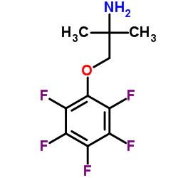2-Methyl-1-(pentafluorophenoxy)-2-propanamine Structure