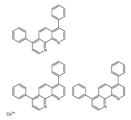 tris(diphenylphenanthroline)cobalt(III) Structure