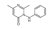 3-anilino-2,6-dimethylpyrimidin-4-one结构式