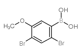 2,4-Dibromo-5-methoxyphenylboronic acid structure