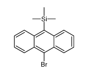 (10-bromoanthracen-9-yl)-trimethylsilane结构式