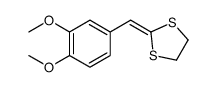 2-[(3,4-dimethoxyphenyl)methylidene]-1,3-dithiolane结构式