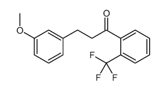 3-(3-METHOXYPHENYL)-2'-TRIFLUOROMETHYLPROPIOPHENONE picture