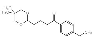 4-(5,5-DIMETHYL-1,3-DIOXAN-2-YL)-4'-ETHYLBUTYROPHENONE Structure