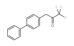 3-(4-BIPHENYL)-1,1,1-TRIFLUORO-2-PROPANONE结构式