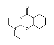 2-(diethylamino)-5,6,7,8-tetrahydro-1,3-benzoxazin-4-one结构式