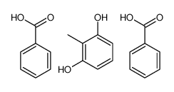 benzoic acid,2-methylbenzene-1,3-diol Structure