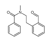 N-[2-(2-formylphenyl)ethyl]-N-methylbenzamide结构式