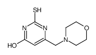 6-(4-Morpholinylmethyl)-2-thioxo-2,3-dihydro-4(1H)-pyrimidinone Structure