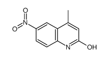 4-METHYL-6-NITRO-QUINOLIN-2-OL结构式