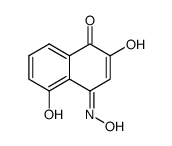 1,4-Naphthoquinone, 2,5-dihydroxy-, 4-oxime (7CI) picture