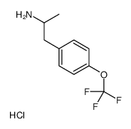 1-[4-(Trifluoromethoxy)phenyl]-2-propanamine hydrochloride (1:1) Structure