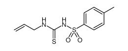 Benzenesulfonamide, 4-methyl-N-[(2-propen-1-ylamino)thioxomethyl] Structure