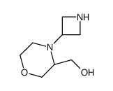 [(3R)-4-(azetidin-3-yl)morpholin-3-yl]methanol Structure