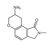 8-amino-2-methyl-3,7,8,9-tetrahydropyrano[2,3-g]isoindol-1-one结构式