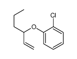 1-chloro-2-hex-1-en-3-yloxybenzene Structure