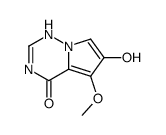 6-hydroxy-5-methoxy-1H-pyrrolo[2,1-f][1,2,4]triazin-4-one Structure